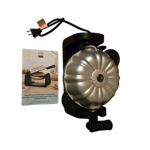 Sensio TSK-2919 Silver/Black 900W Electric Rotating Bundt Cake Maker